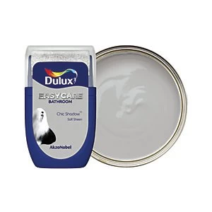 Image of Dulux Easycare Bathroom Chic Shadow Soft Sheen Emulsion Paint 30ml