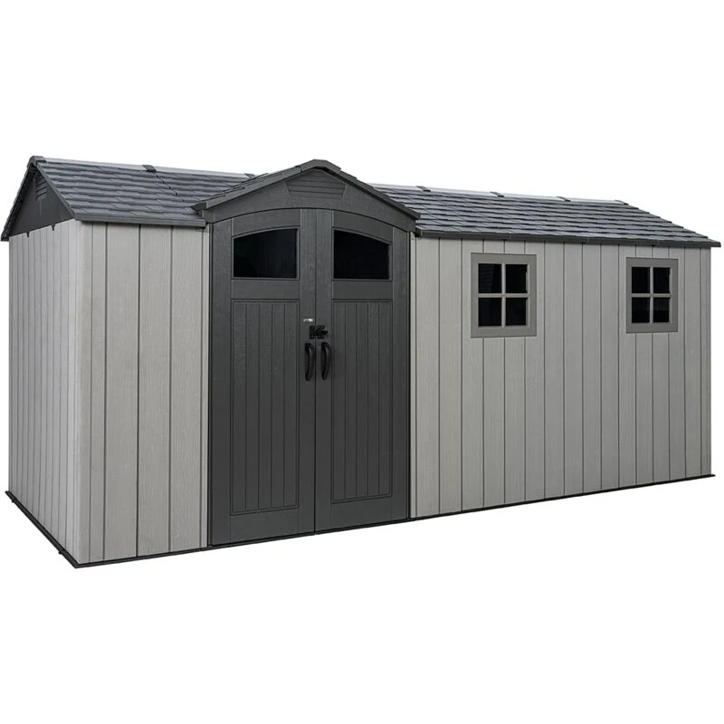 Image of Lifetime 16.5' x 7' Side Entry Outdoor Storage Shed, Multi 60478