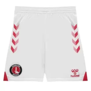 Image of Hummel Charlton Athletic Home Shorts 2020 2021 Juniors - White