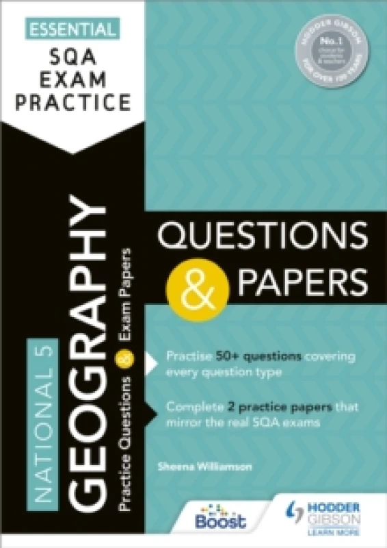 Image of Sheena Williamson Essential SQA Exam Practice: National 5 Geography Questions and Papers Book Multi unisex