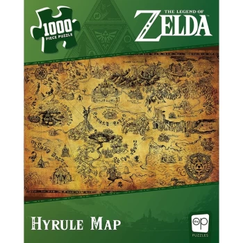 Image of Zelda Hyrule Map Puzzle - 1000 Pieces