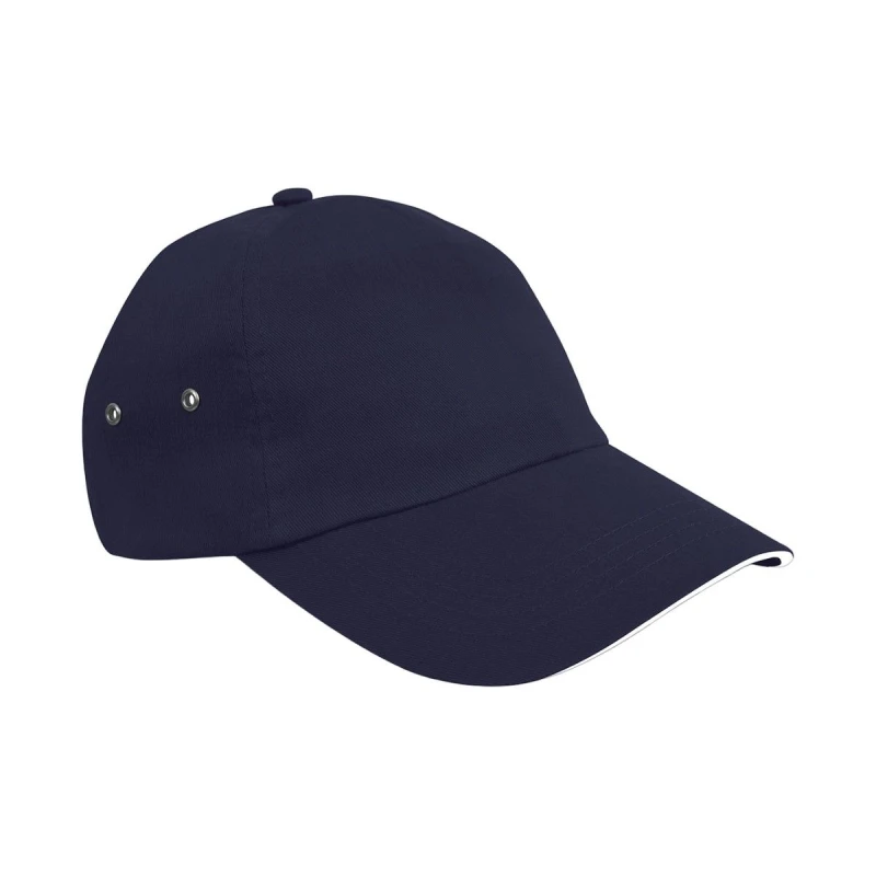 Image of Result Result Men Printers Plush Cotton 5 Panel Cap in Navy Navy One Size Male 5063470042173