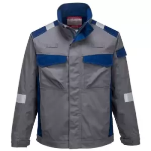Image of Portwest - FR08GRRL - sz L Bizflame Ultra Two Tone Jacket - Grey