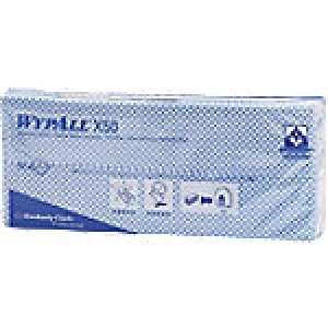 Image of WYPALL Cleaning Cloths 7441 Blue 50 Pieces