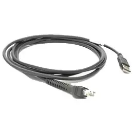 Image of Zebra CBA-U01-S07ZAR - 2.1 m - USB A - USB 2.0 - Male/Male - Grey (CBA-U01-S07ZAR)