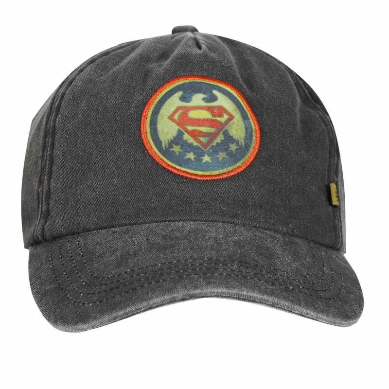 Image of Superman Vintage Baseball Cap Grey unisex
