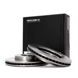 Image of RIDEX Brake disc Front Axle 82B0225 Brake rotor,Brake discs FORD,FORD USA,MONDEO II Kombi (BNP),COUGAR (EC_),MONDEO II (BAP)