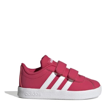 Image of adidas VL Court Nubuck Infant Girls Trainers - Pink