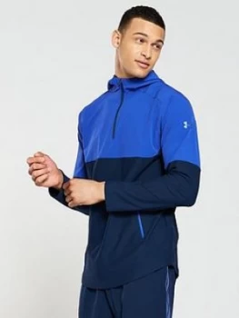 Image of Urban Armor Gear Threadborne Vanish 12 Zip Hoodie Jupiter Blue Size L Men