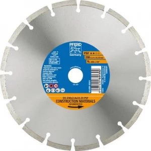 Image of Diamond cut-off wheel DS 230 x 2.4 x22.23 PSF PFERD 68023223 Diameter 230 mm