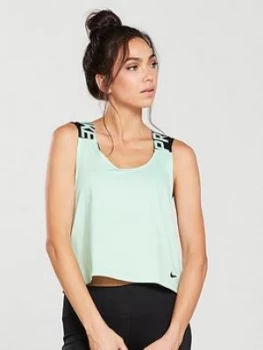 Image of Nike Training Crossover Tank Top Mint Mint Size S Women