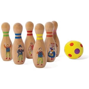 Image of Mr Tumble Classic Wooden Skittles Set