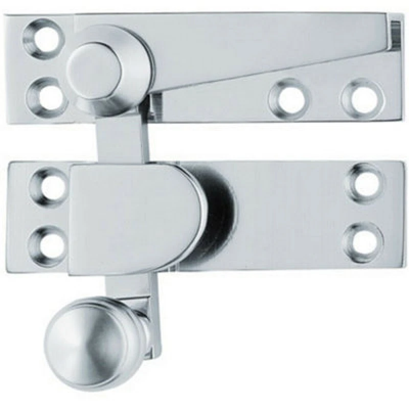 Image of Loops Quadrant Arm Sash Window Fastener 70 x 20mm 35mm Projection Polished Chrome Multi unisex