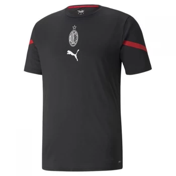 Image of Puma AC Milan Pre Match Shirt 2021 2022 - Black/Red