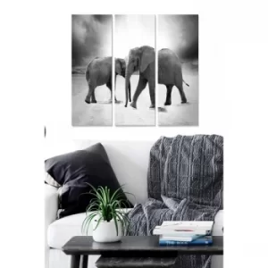 Image of MDF970456 Multicolor Decorative MDF Painting (3 Pieces)