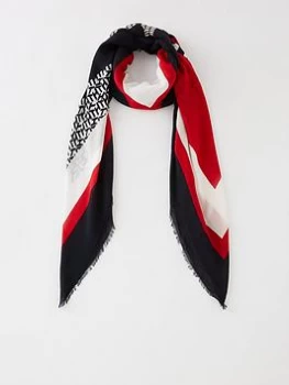 Image of Tommy Hilfiger Monogram Square Scarf - Multi, Women