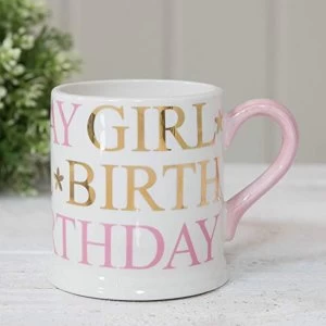 Image of Quicksilver Mug with Foil - Birthday Girl