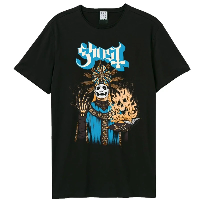 Image of Amplified Amplified Men Ghost Halloween T-Shirt in Black Size: X-Small Black XS Male 5063852071142