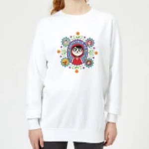 Image of Coco Remember Me Womens Sweatshirt - White - L
