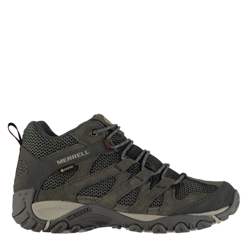 Image of Merrell Alverstone Mid Gore Tex Walking Boots Mens - Grey Grey 7