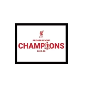 Image of Liverpool FC Premier League Champions Picture WT 16 x 12