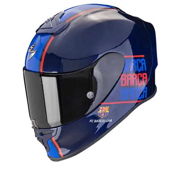 Image of Scorpion EXO-R1 Evo Air FC Barcelona Blue Red Blue Full Face Helmet Size L