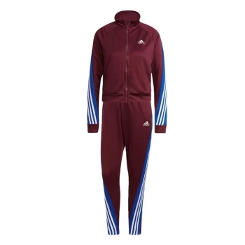 Image of adidas Sportswear Teamsport Tracksuit Womens - Victory Crimson / Bold Blue