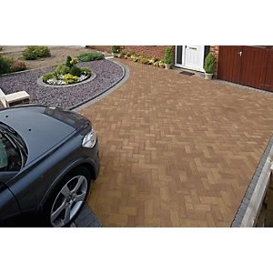 Image of Marshalls Driveline Priora Block Paving Bracken 200 x 100 x 60mm Pack of 404