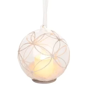 Image of Xmas Candle Bauble Swirls