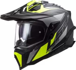 Image of LS2 MX701 Explorer C Focus Carbon Motocross Helmet, silver Size M silver, Size M