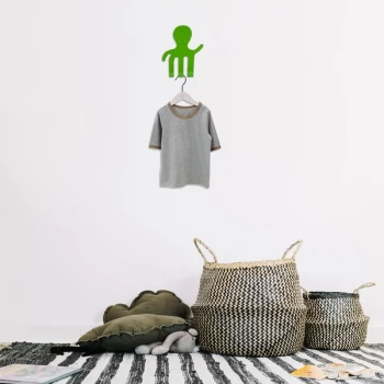 Image of Octopus - Green Green Metal Wall Hook