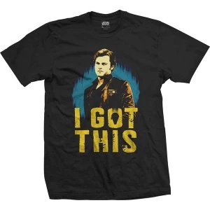 Image of Star Wars - Solo I Got This Unisex Medium T-Shirt - Black