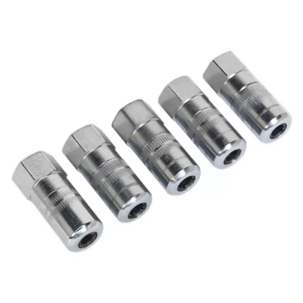 Image of Genuine SEALEY GGE5 Hydraulic Connector 4-Jaw Heavy-Duty 1/8BSP Pack of 5