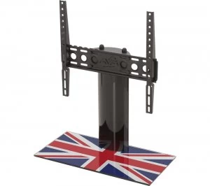 Image of AVF B400UK 550 mm TV Stand with Bracket - Union Jack