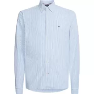 Image of Tommy Hilfiger Core 1985 Flex Oxf Stp Rf Shirt - White