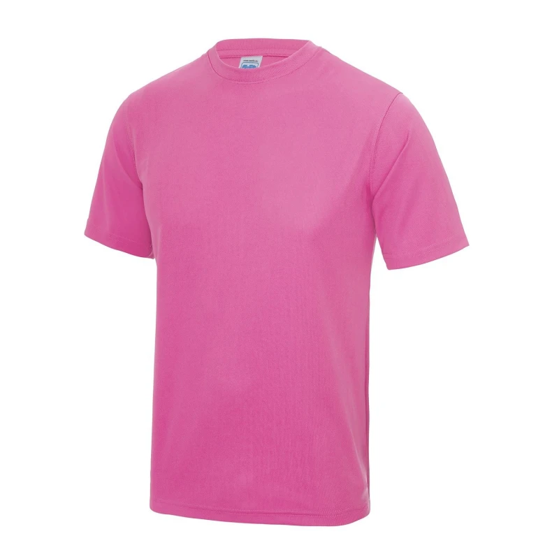 Image of AWDis AWDis Men Just Cool Performance Plain T-Shirt in Baby Pink Size: X-Small Baby Pink XS Male 5055805331137