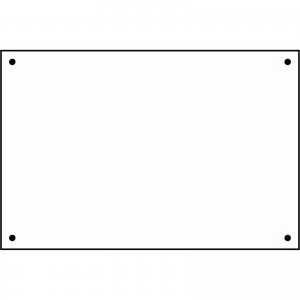 Image of Scan PVC Rigid Backing Board 600mm 400mm Standard