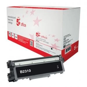 Image of 5 Star Office Supplies Brother TN 2310 Black Yield 1200 Pages Laser