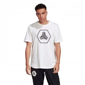 Image of adidas Mens Football Tango Logo T-Shirt - White