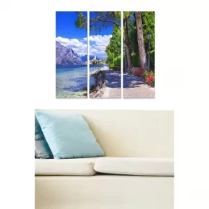 Image of MDF261967121 Multicolor Decorative MDF Painting (3 Pieces)