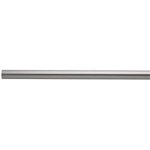 Image of Colorail Brushed Nickel effect Steel Round Tube (L)0.91m (Dia)25mm