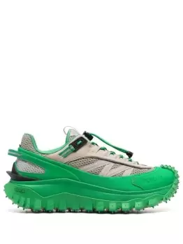 Image of MONCLER GRENOBLE Trailgrip Low Top Sneakers Beige/Green