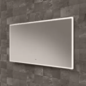 Image of Rectangular LED Bathroom Mirror with Demister 700 x 1200mm- HiB Air 120