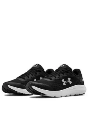 Image of Under Armour Gs Surge 2, Black/White, Size 5.5