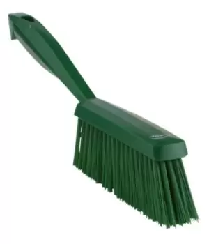 Image of Vikan Medium Bristle Green Scrubbing Brush, 50mm bristle length, Polyester bristle material