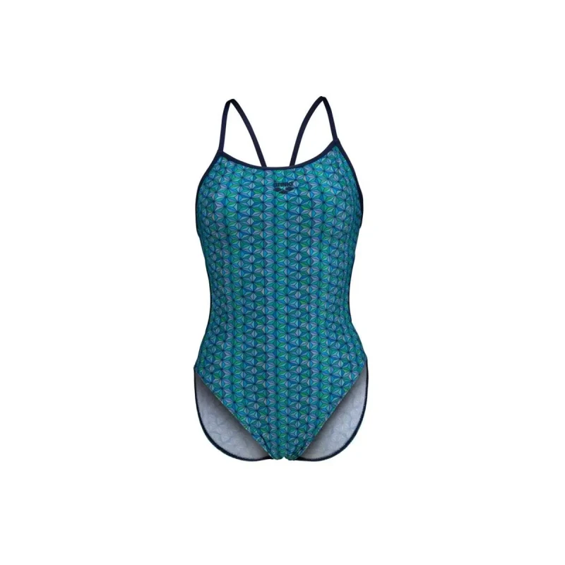 Image of Womens 1 Piece swimsuit Arena Starfish Lace Bleu Female 40