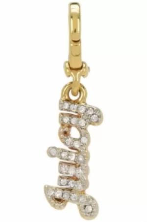Image of Juicy Couture Jewellery Little Luxuries Pave Juicy Charm JEWEL WJW768-710