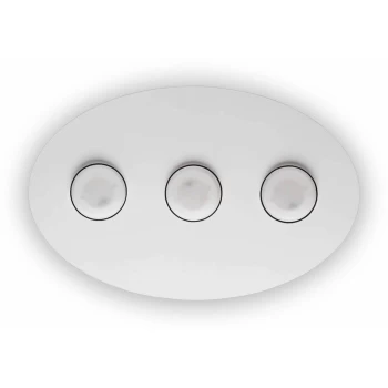 Image of Ideal Lux Logos - 3 Light Ceiling Light White