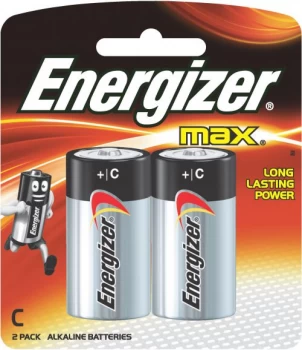 Image of Energizer Max C Alkaline Batteries Pack of 2 Batteries
