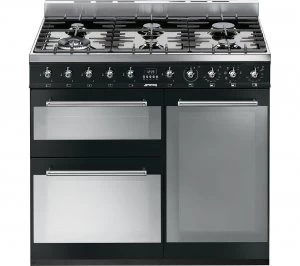 Image of SMEG Symphony 90cm Dual Fuel Range Cooker